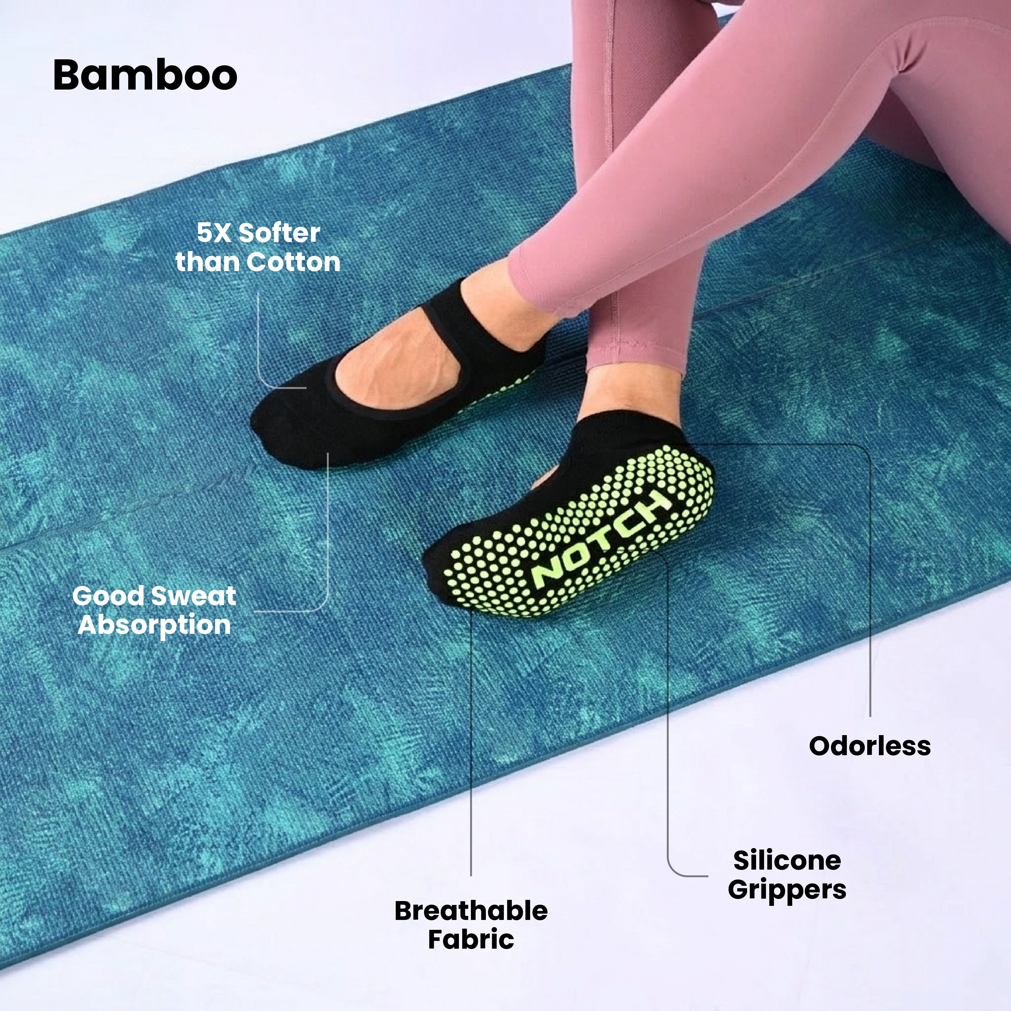 Pilates / Yoga Gripper Socks